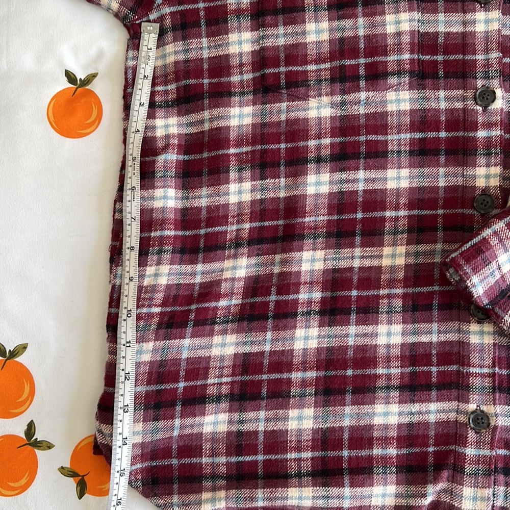 Madewell Flannel Oversized Ex-Boyfriend Shirt in Carl Plaid. - Picture 11 of 12